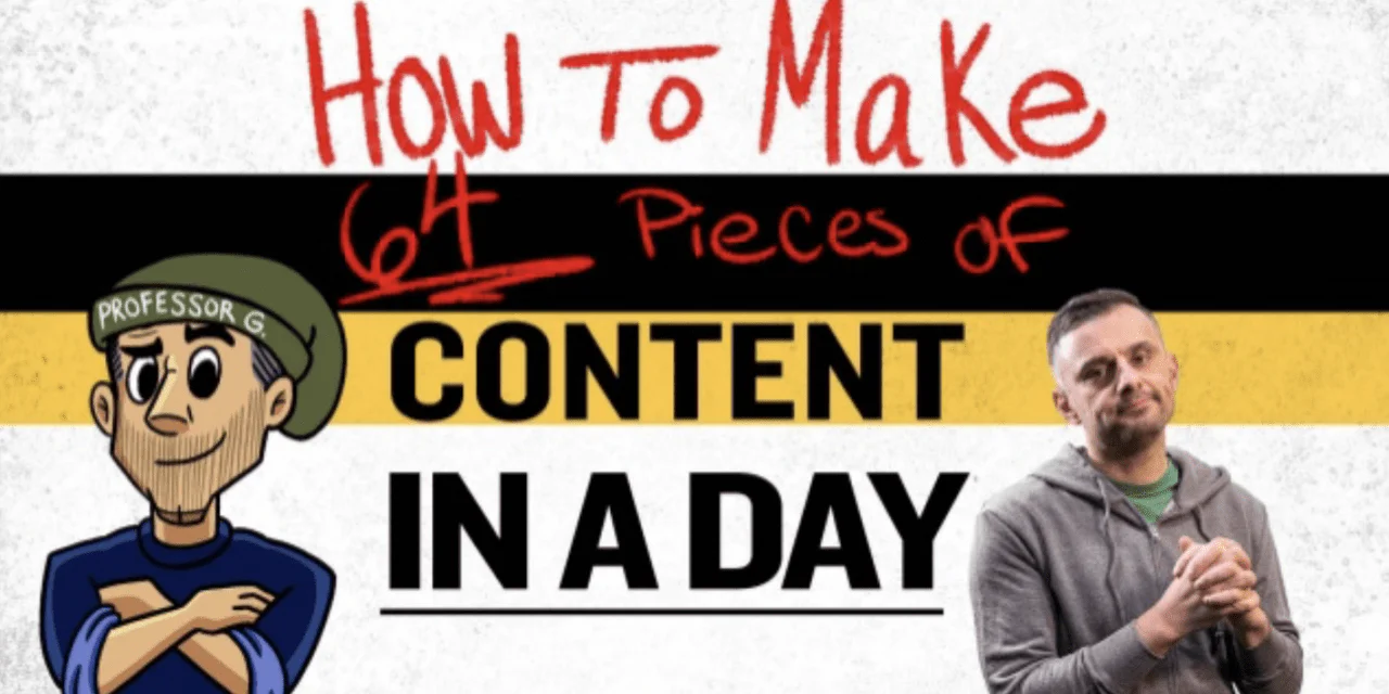 One of the greatest voids in the world today is original content