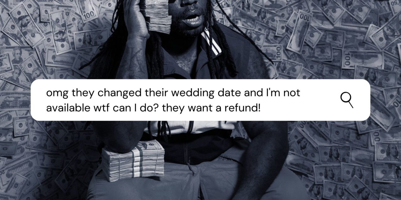 What if you’re not available for re-scheduled wedding?