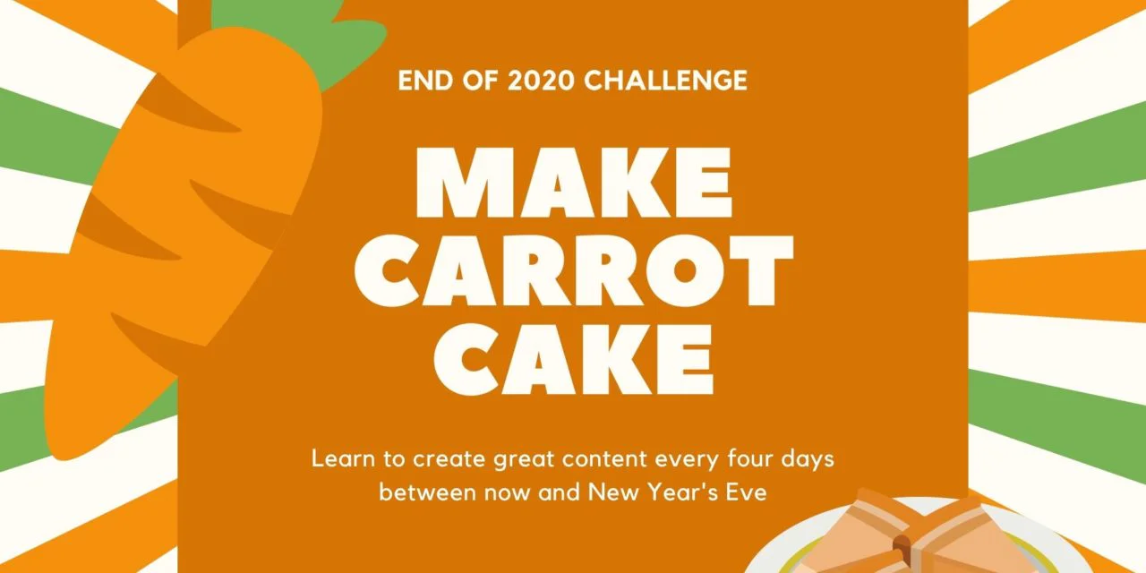 003 Social Media Challenge: Carrot Cake