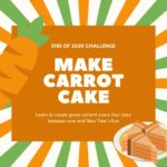 003 Social Media Challenge: Carrot Cake