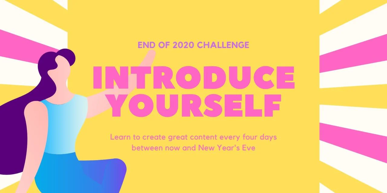 002 Social Media Challenge: Introduce Yourself