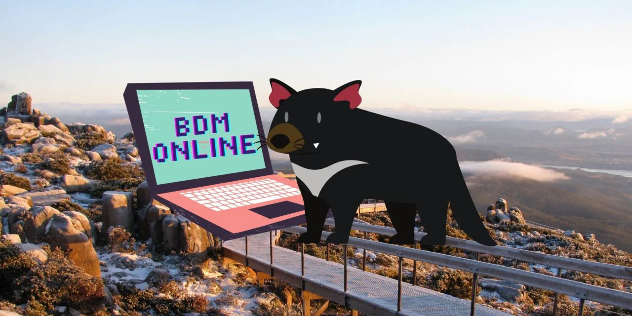 Tasmania (BDM) gets the internet