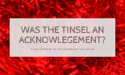 Was the tinsel an acknowlegement?