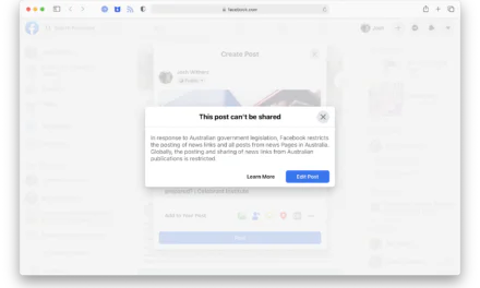 Facebook’s a bit salty at us