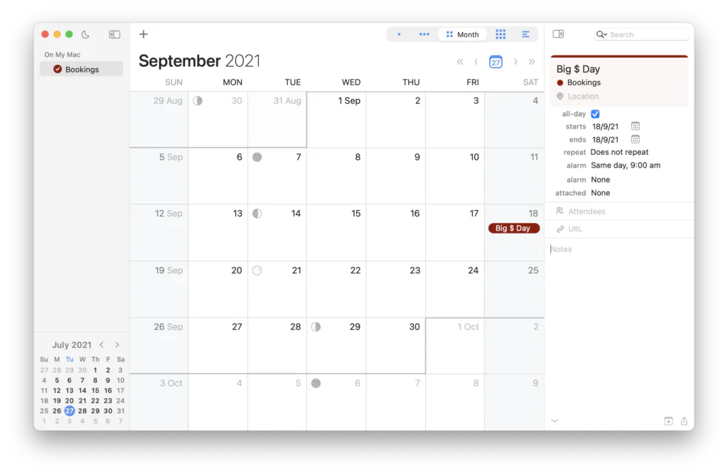 Three practical ways to increase your price 2 - Celebrant Institute Calendar screenshot