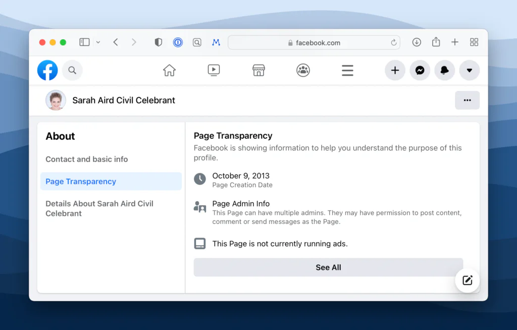 How to spy on other people's Facebook Ads 1 - Celebrant Institute Celebrant Institute - CleanShot 2022 02 18 at 11.42.09@2x