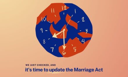 It’s time to update and modernise the Marriage Act of 1961