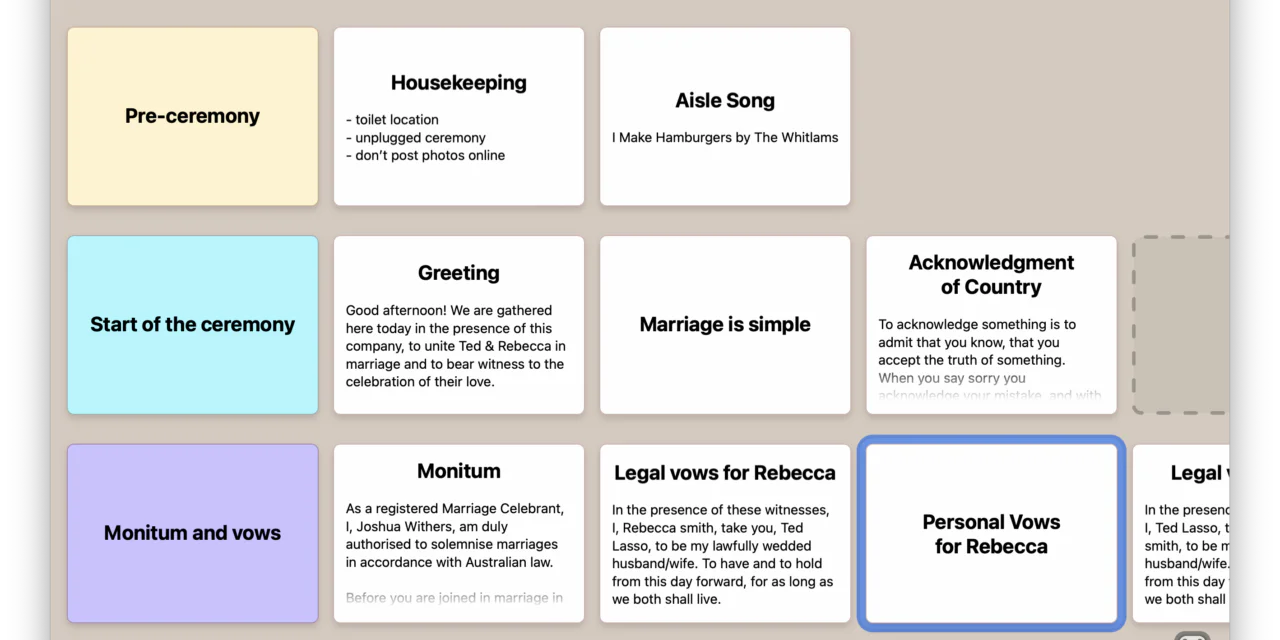 Card Buddy, your new ceremony writing app