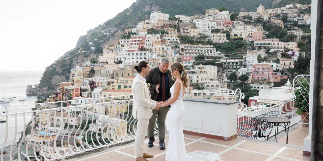 Where I stand during the ceremony, Josh’s point of view