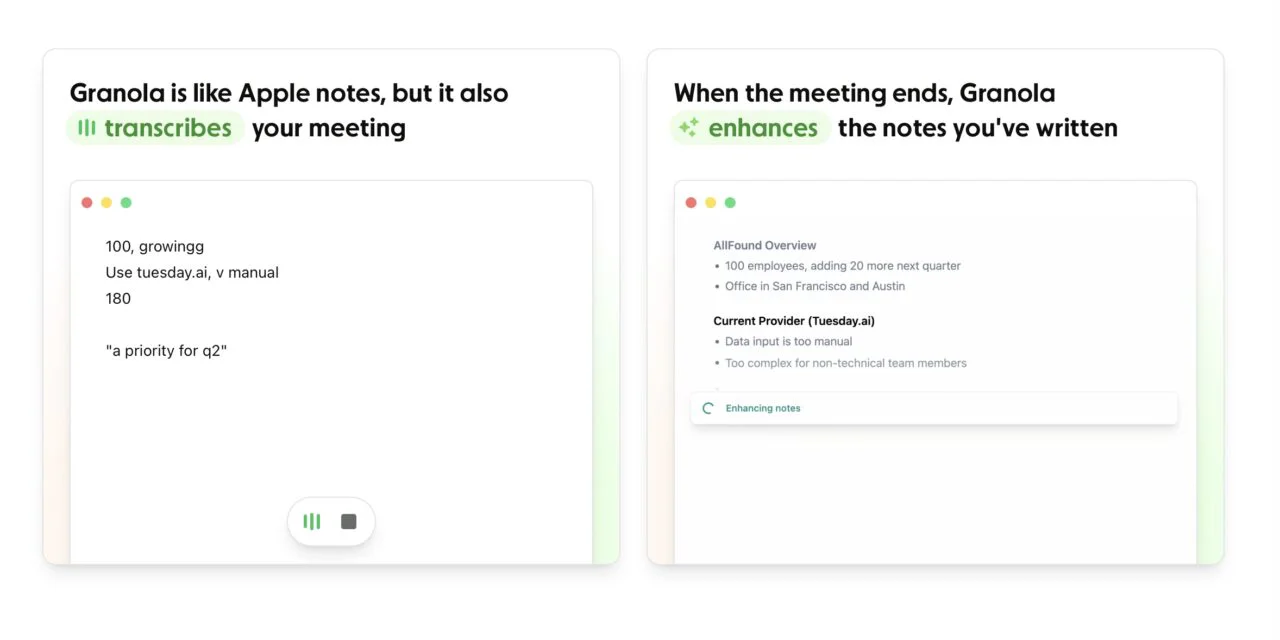 Comparing AI meeting assistants: Granola and Zoom