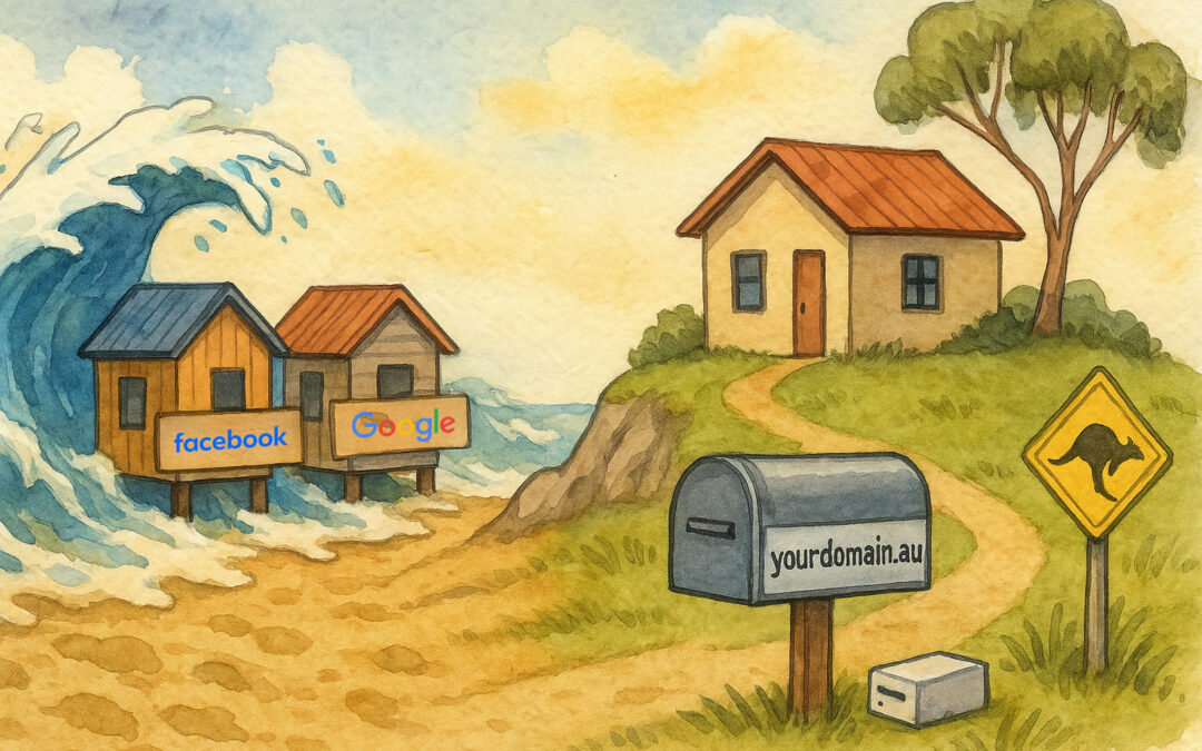 Only build a house on land you own