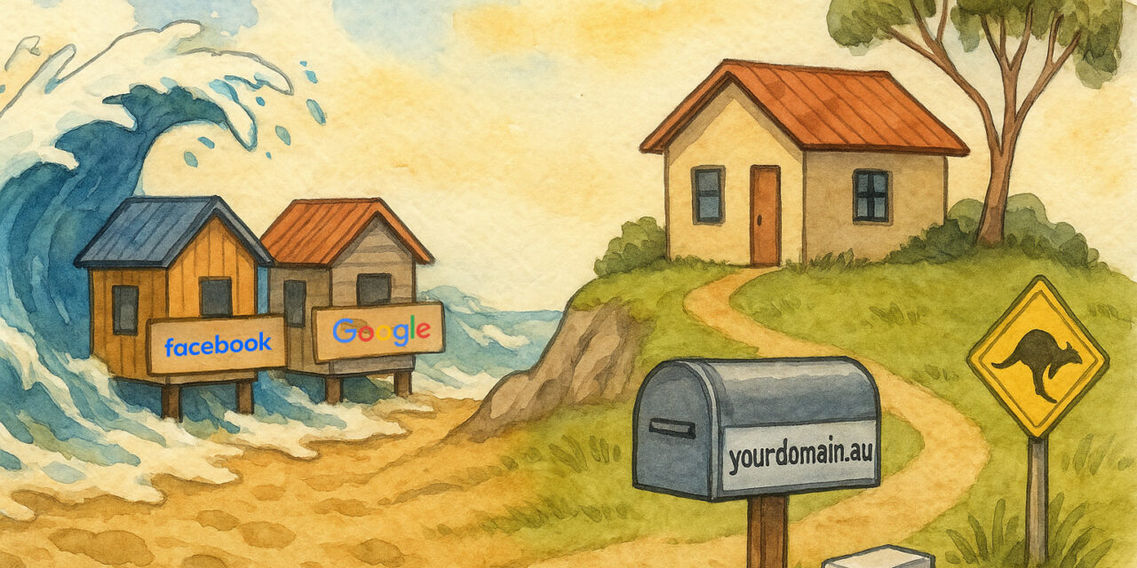 Only build a house on land you own