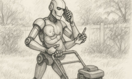 How is Josh using AI to help as he has a newborn?