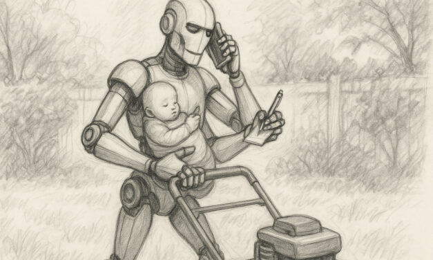 How is Josh using AI to help as he has a newborn?