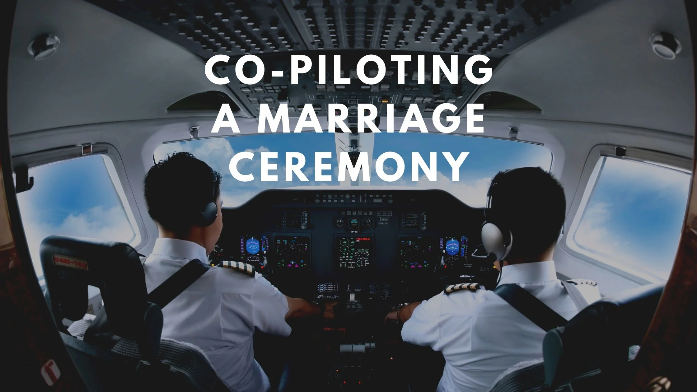 Celebrant Institute - co piloting a marriage ceremony